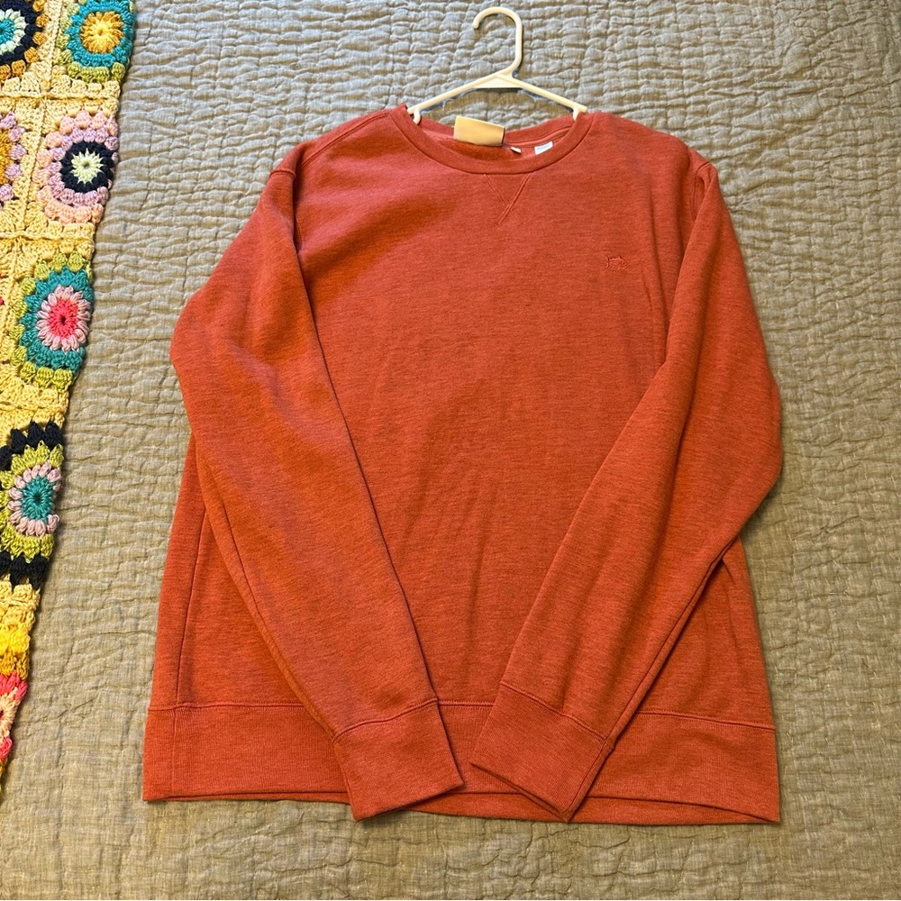 Men's Southern Tide Red Crewneck Sweatshirt